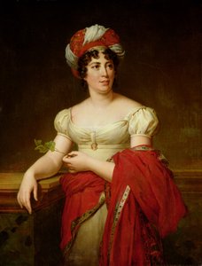 Portrett av Madame de Stael, kopi av et maleri av Francois Gerard